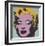 Marilyn, 1967 (on blue ground)-Andy Warhol-Framed Giclee Print