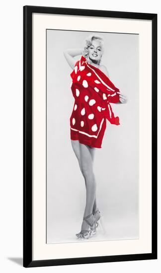 Marilyn at the Beach-Bert Reisfeld-Framed Art Print