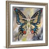Marilyn: Butterfly-Shen-Framed Art Print