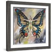 Marilyn: Butterfly-Shen-Framed Art Print