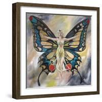 Marilyn: Butterfly-Shen-Framed Art Print