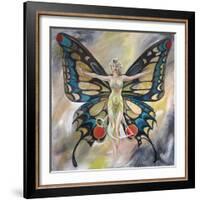 Marilyn: Butterfly-Shen-Framed Art Print