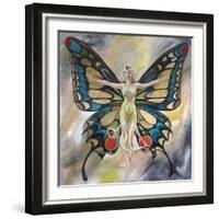 Marilyn: Butterfly-Shen-Framed Art Print