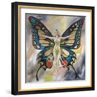 Marilyn: Butterfly-Shen-Framed Art Print