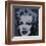 Marilyn, c.1967 (Black)-Andy Warhol-Framed Giclee Print