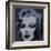 Marilyn, c.1967 (Black)-Andy Warhol-Framed Giclee Print
