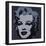 Marilyn, c.1967 (Black)-Andy Warhol-Framed Giclee Print