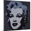 Marilyn, c.1967 (Black)-Andy Warhol-Mounted Giclee Print