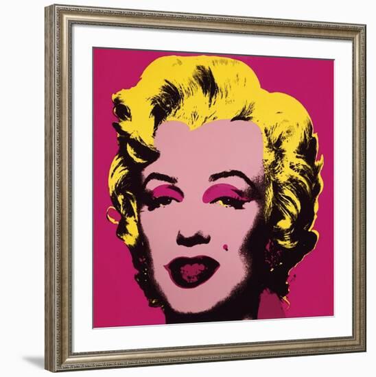 Marilyn, c.1967 (Hot Pink)-Andy Warhol-Framed Giclee Print