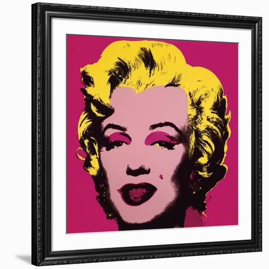 Marilyn, c.1967 (Hot Pink)-Andy Warhol-Framed Giclee Print