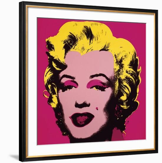 Marilyn, c.1967 (Hot Pink)-Andy Warhol-Framed Giclee Print