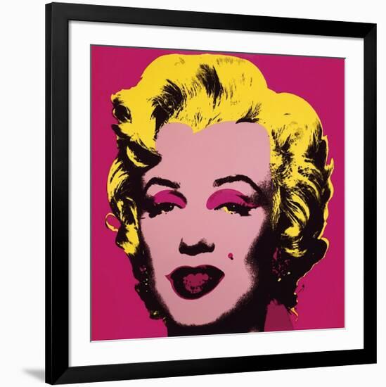 Marilyn, c.1967 (Hot Pink)-Andy Warhol-Framed Giclee Print