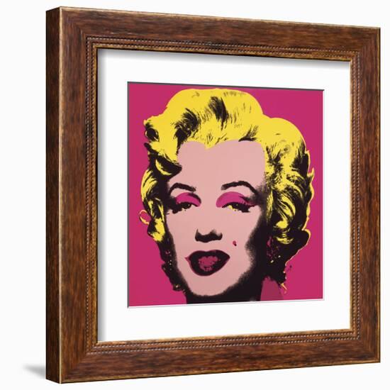 Marilyn, c.1967 (Hot Pink)-Andy Warhol-Framed Giclee Print