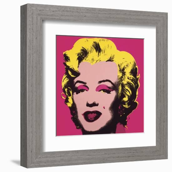 Marilyn, c.1967 (Hot Pink)-Andy Warhol-Framed Giclee Print