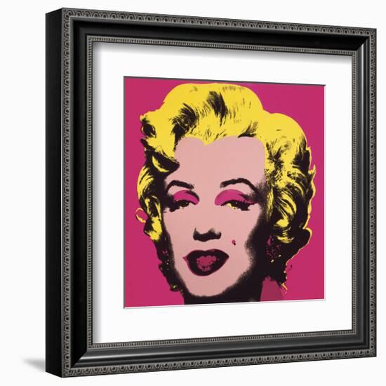 Marilyn, c.1967 (Hot Pink)-Andy Warhol-Framed Giclee Print