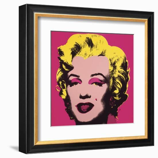 Marilyn, c.1967 (Hot Pink)-Andy Warhol-Framed Giclee Print