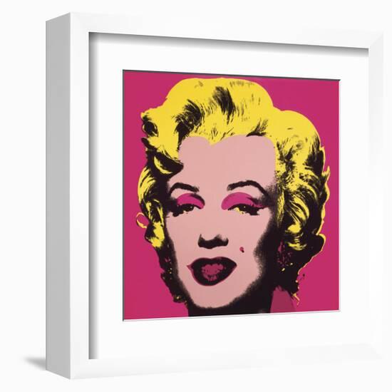 Marilyn, c.1967 (Hot Pink)-Andy Warhol-Framed Giclee Print