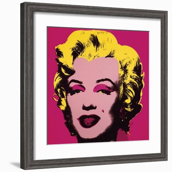 Marilyn, c.1967 (Hot Pink)-Andy Warhol-Framed Giclee Print