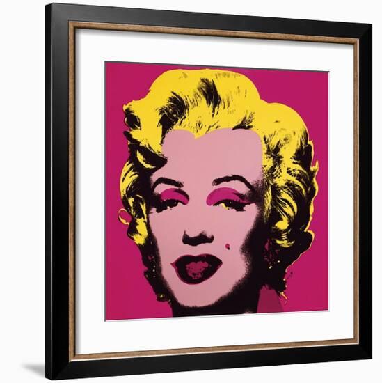 Marilyn, c.1967 (Hot Pink)-Andy Warhol-Framed Giclee Print