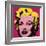 Marilyn, c.1967 (Hot Pink)-Andy Warhol-Framed Giclee Print