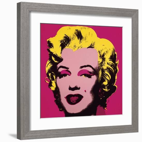 Marilyn, c.1967 (Hot Pink)-Andy Warhol-Framed Giclee Print