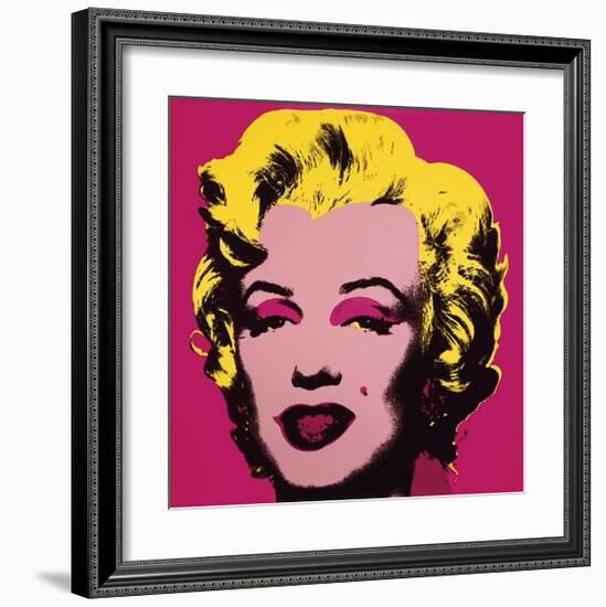 Marilyn, c.1967 (Hot Pink)-Andy Warhol-Framed Giclee Print