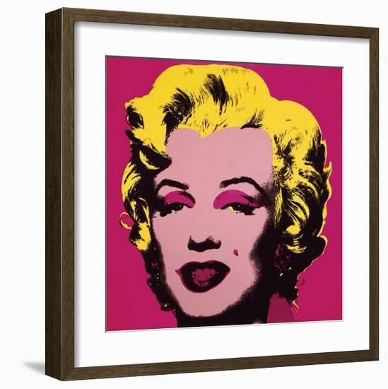 Marilyn, c.1967 (Hot Pink)-Andy Warhol-Framed Giclee Print