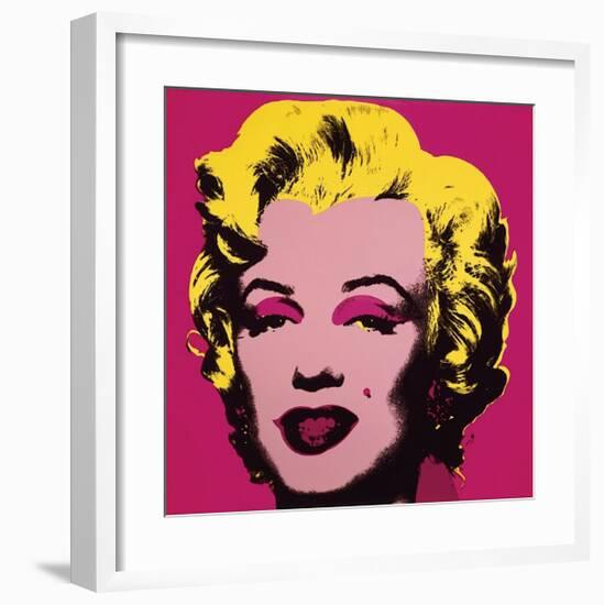 Marilyn, c.1967 (Hot Pink)-Andy Warhol-Framed Giclee Print