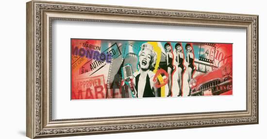 Marilyn Collage-Joadoor-Framed Art Print