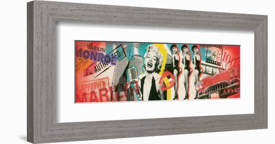 Marilyn Collage-Joadoor-Framed Art Print