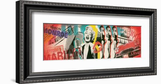 Marilyn Collage-Joadoor-Framed Art Print