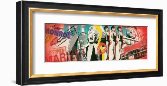 Marilyn Collage-Joadoor-Framed Art Print