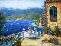 Tuscan Villas on the Lake-Marilyn Dunlap-Art Print