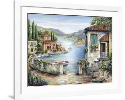 Tuscan Villas on the Lake' Art Print - Marilyn Dunlap | Art.com