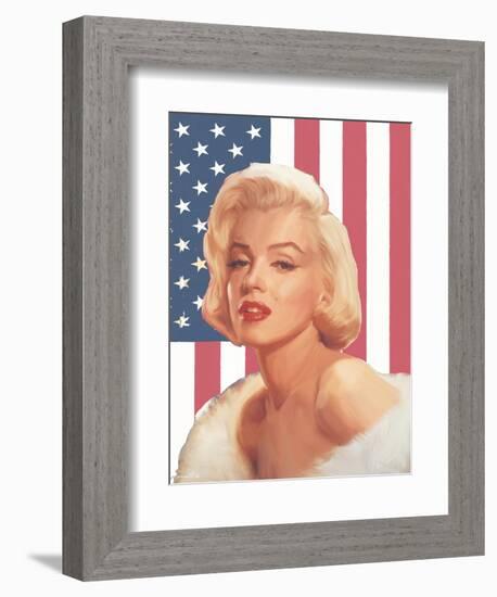 MARILYN FLAG-CHRIS CONSANI-Framed Art Print