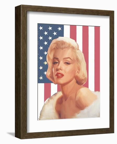 MARILYN FLAG-CHRIS CONSANI-Framed Art Print