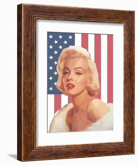 MARILYN FLAG-CHRIS CONSANI-Framed Art Print