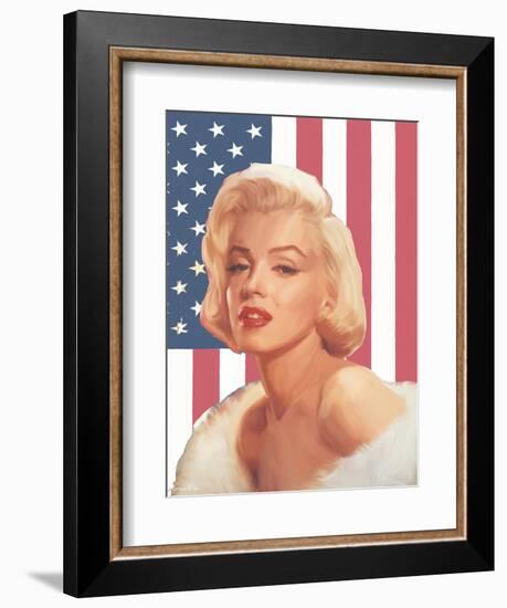 MARILYN FLAG-CHRIS CONSANI-Framed Art Print