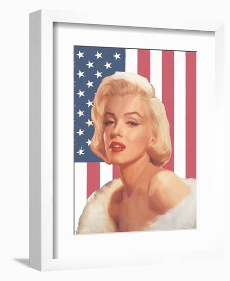 MARILYN FLAG-CHRIS CONSANI-Framed Art Print