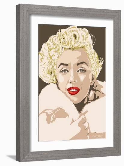 Marilyn - Gentlemen Prefer Blondes-Emily Gray-Framed Giclee Print