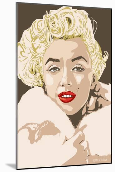 Marilyn - Gentlemen Prefer Blondes-Emily Gray-Mounted Giclee Print