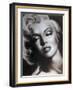 Marilyn in Black and White-Shen-Framed Art Print