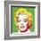 Marilyn in Green-Wyndham Boulter-Framed Art Print