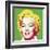 Marilyn in Green-Wyndham Boulter-Framed Art Print