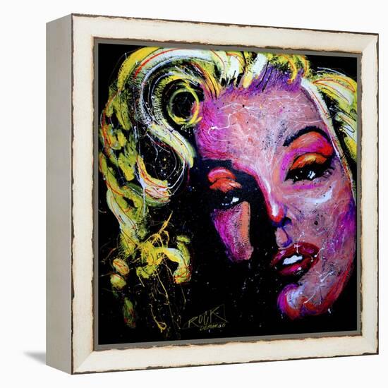 Marilyn Joker 001-Rock Demarco-Framed Premier Image Canvas