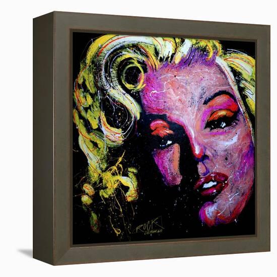 Marilyn Joker 001-Rock Demarco-Framed Premier Image Canvas