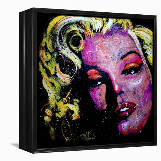 Marilyn Joker 001-Rock Demarco-Framed Premier Image Canvas