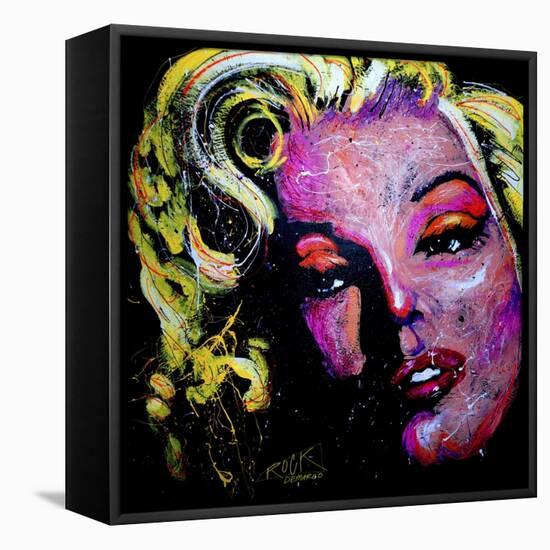 Marilyn Joker 001-Rock Demarco-Framed Premier Image Canvas