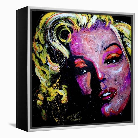Marilyn Joker 001-Rock Demarco-Framed Premier Image Canvas