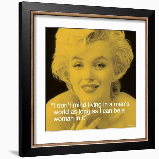 Marilyn: Man's World-null-Framed Art Print